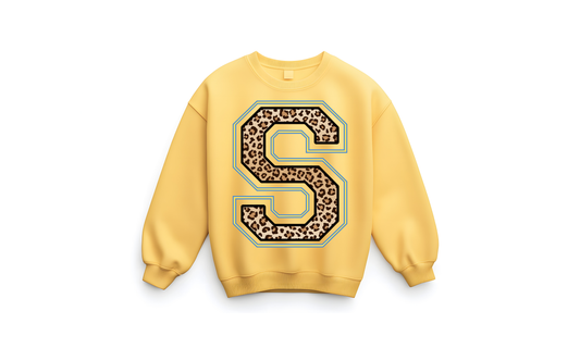 VARSITY JAG GOLD CREWNECK SWEATSHIRT